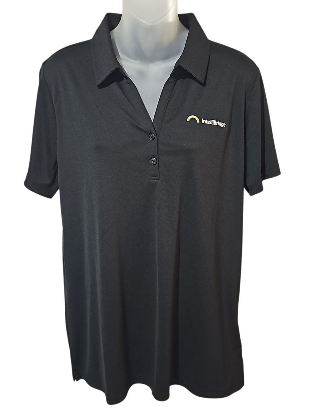 Travis Mathew Women’s XL Black Polo Shirt Golf Performance